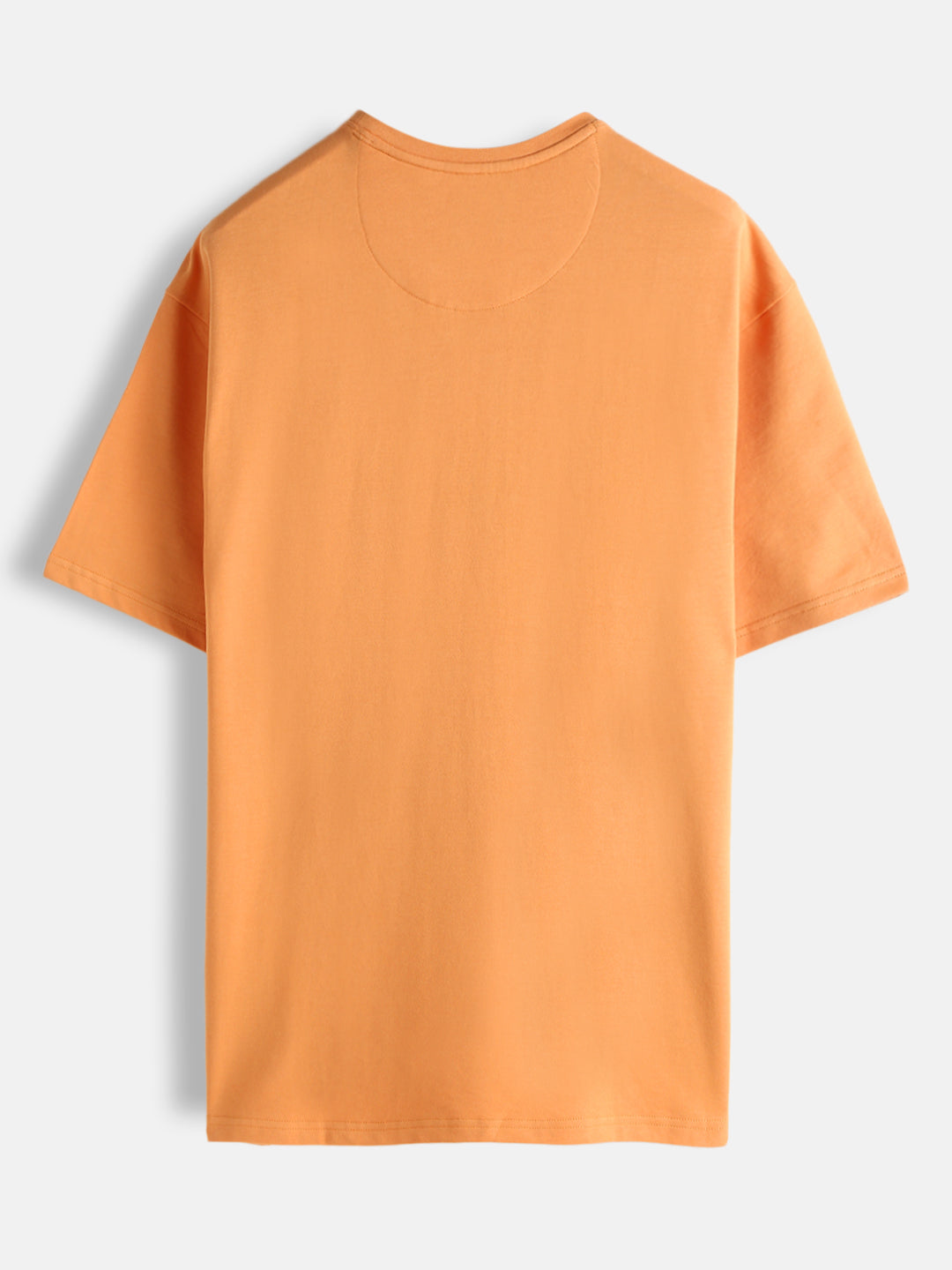 Placement Printed Oversized T-Shirt | Orange