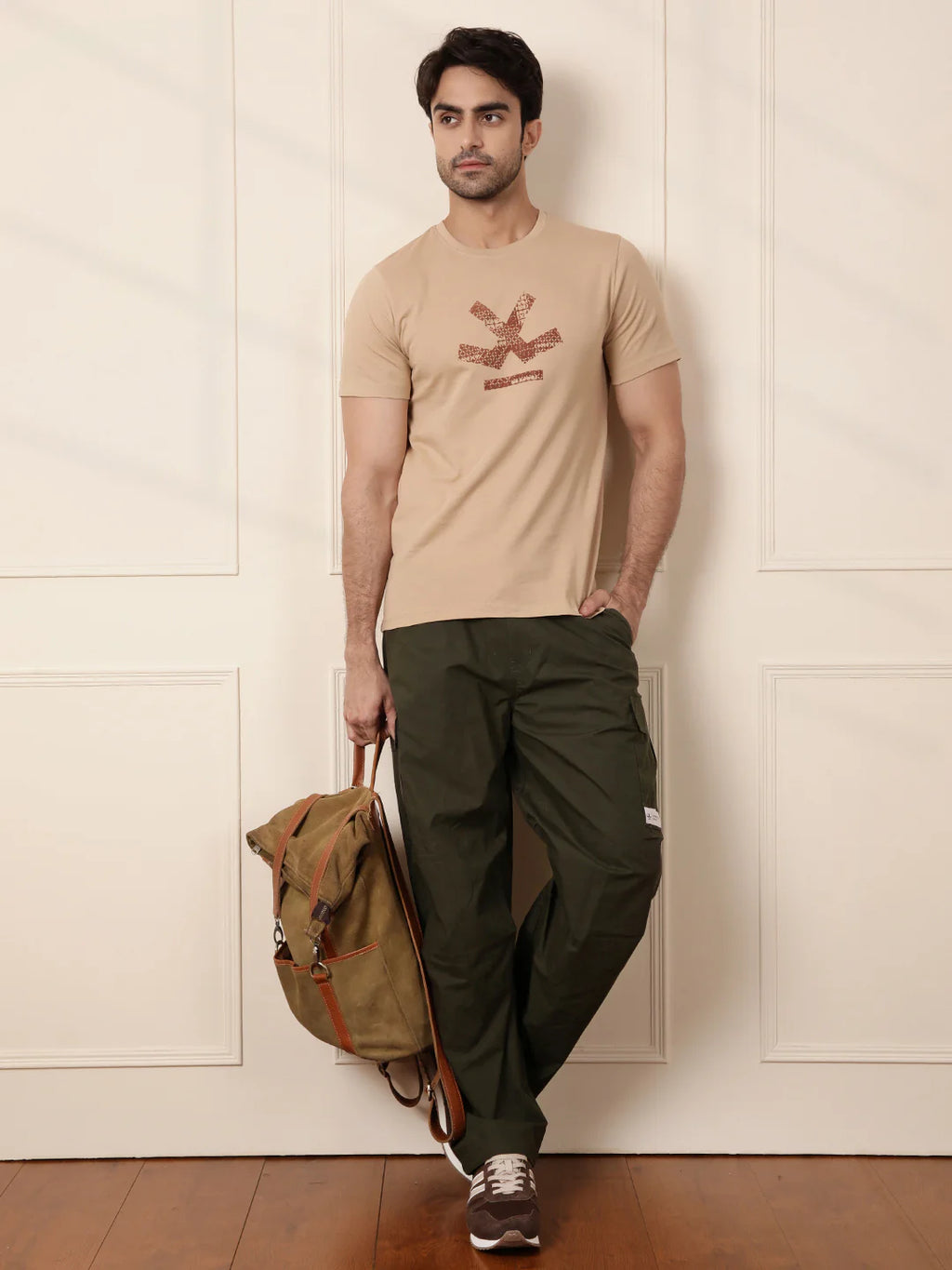 Solid Olive Parachute Pant