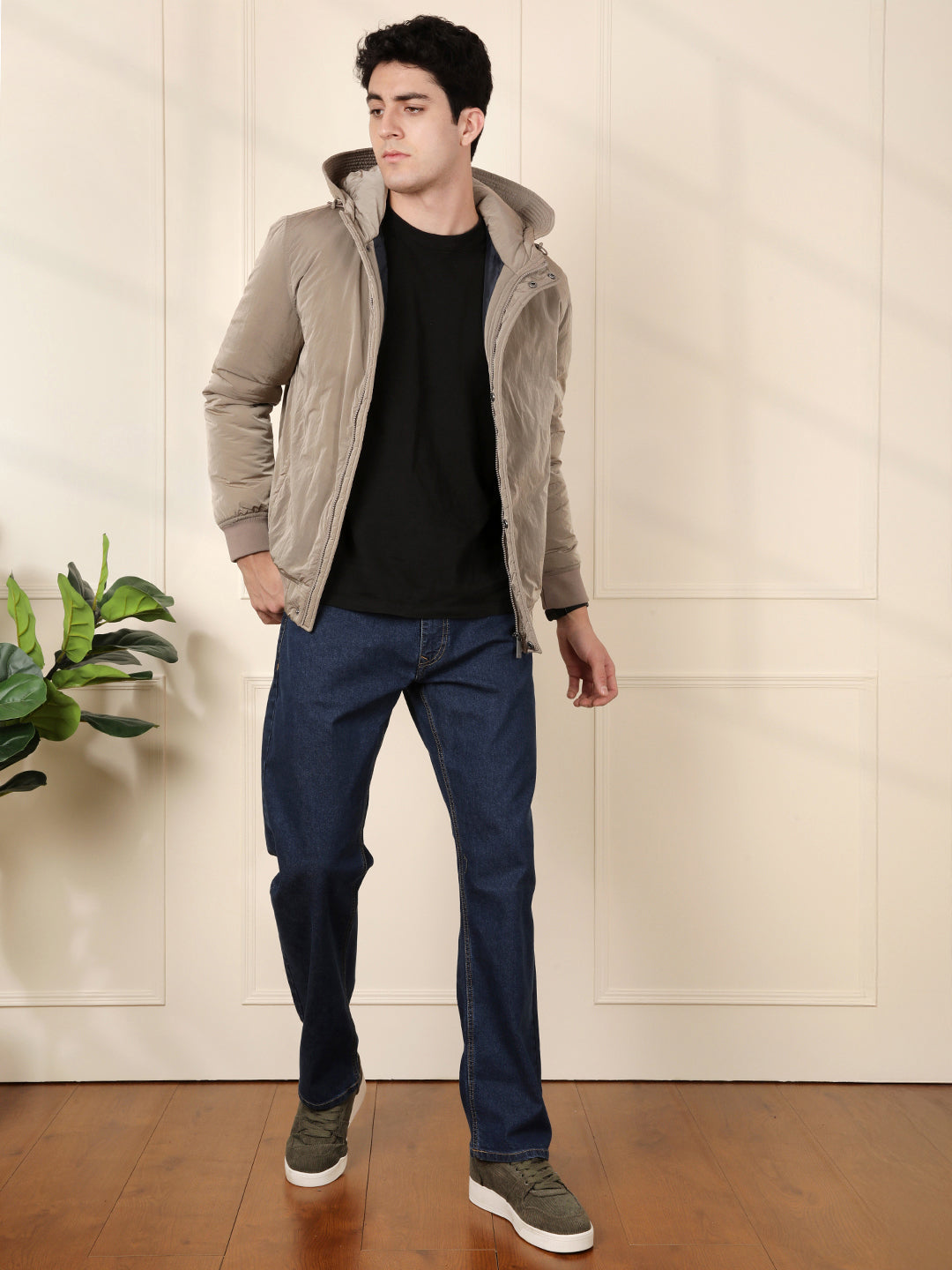 Dark Blue Regular Fit Denim Jeans