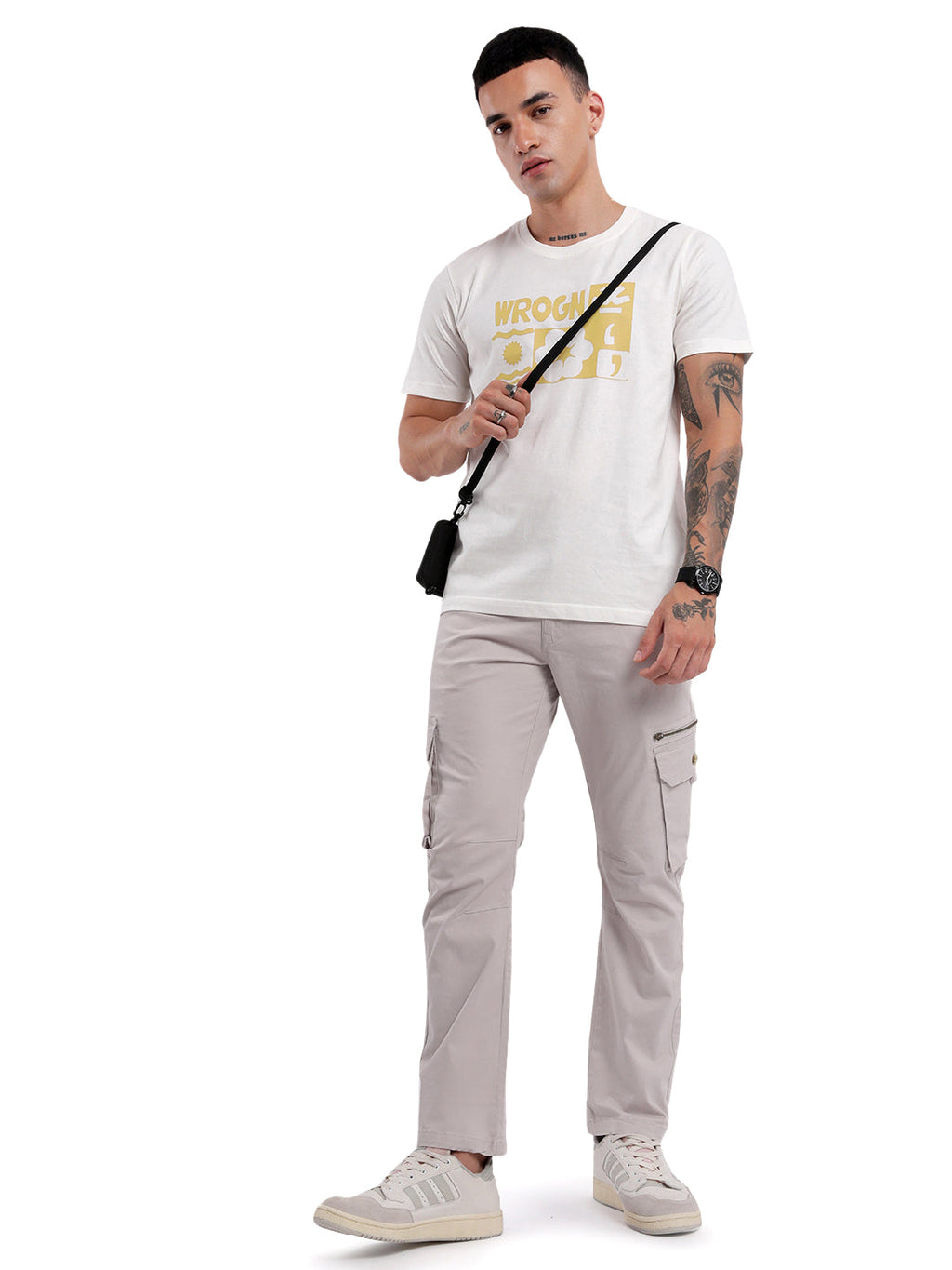 Wrogn Bloom Printed T-Shirt