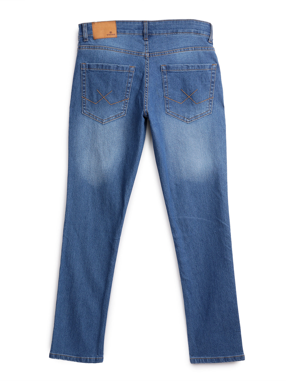 Classic Blue Five Pocket Denim Jeans