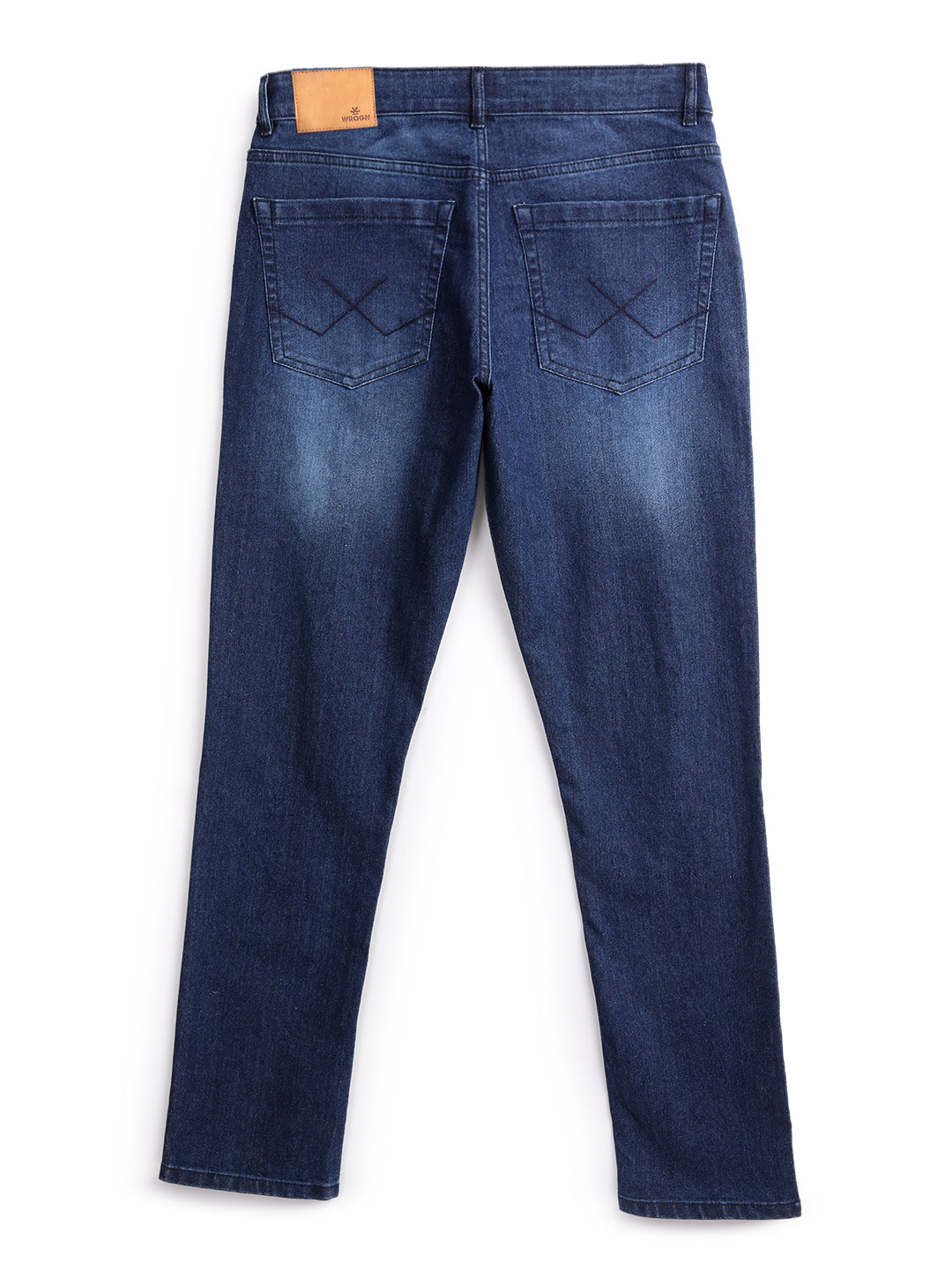 Dark Blue Slide Basic Jeans