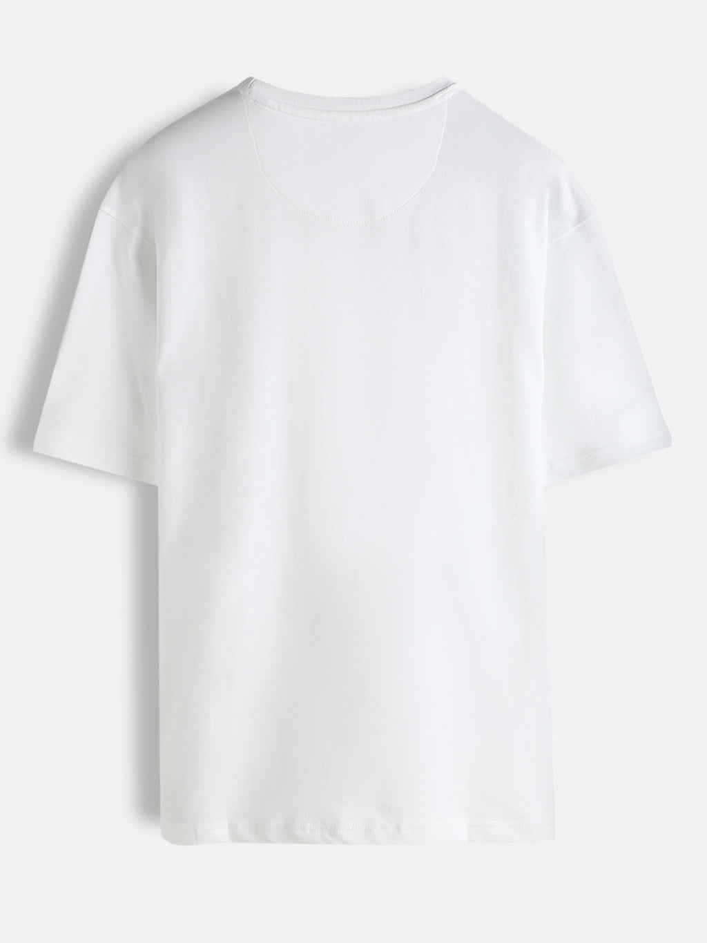 Heavy GSM Watercolour Floral Printed T-Shirt | White