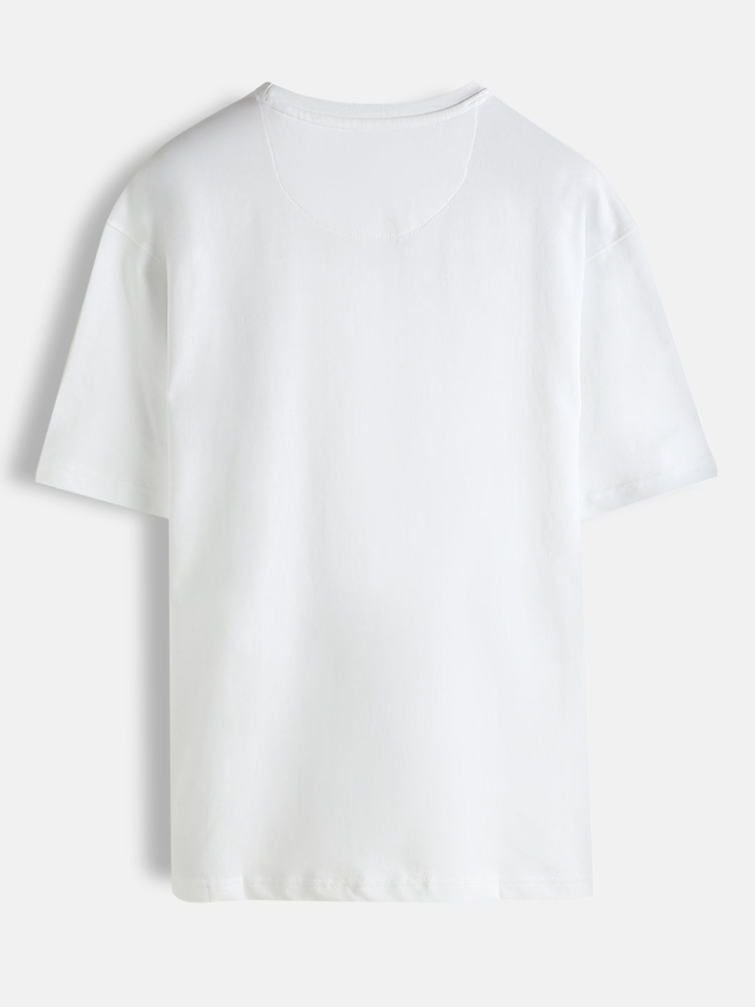 Heavy GSM Watercolour Floral Printed T-Shirt | White