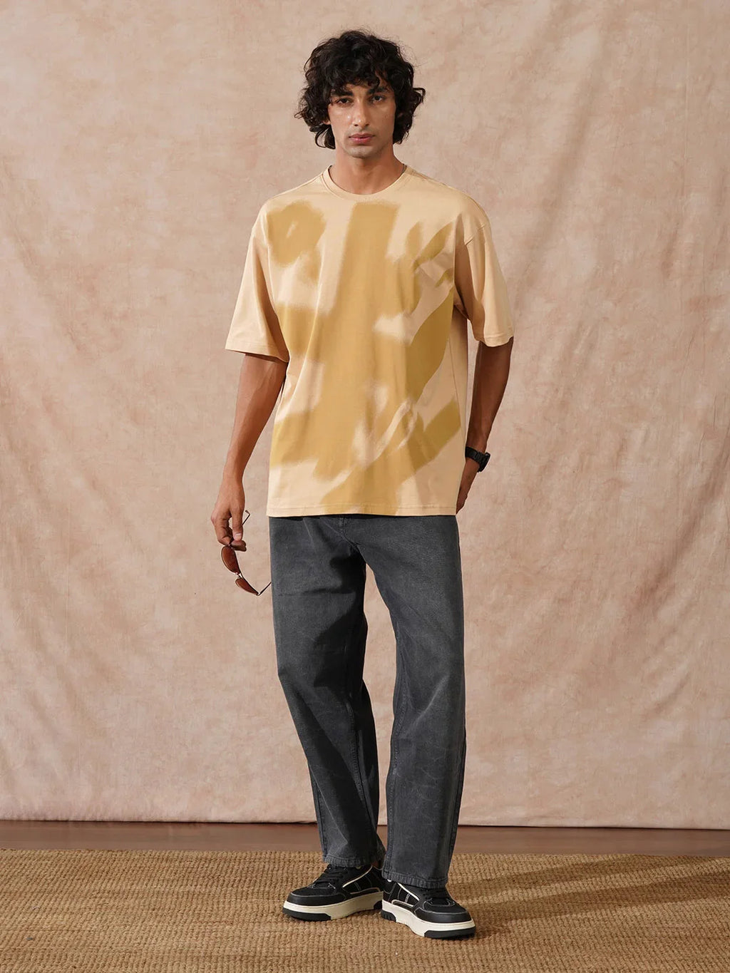 Heavy GSM Oversized T-Shirt | Beige