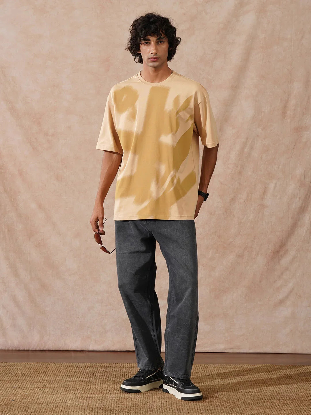 Heavy GSM Oversized T-Shirt | Beige