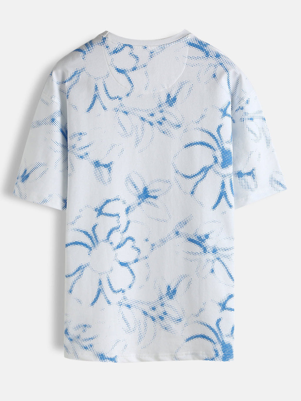 Oversized Floral AOP T-Shirt | White