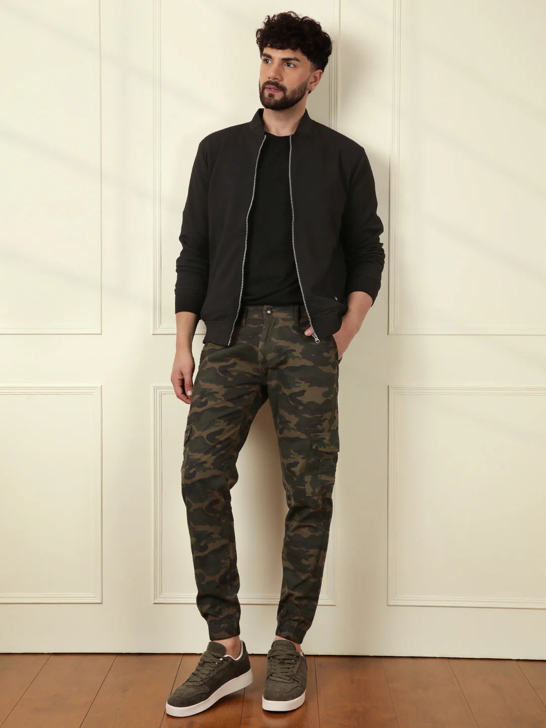 Olive Camo Cargo Jogger