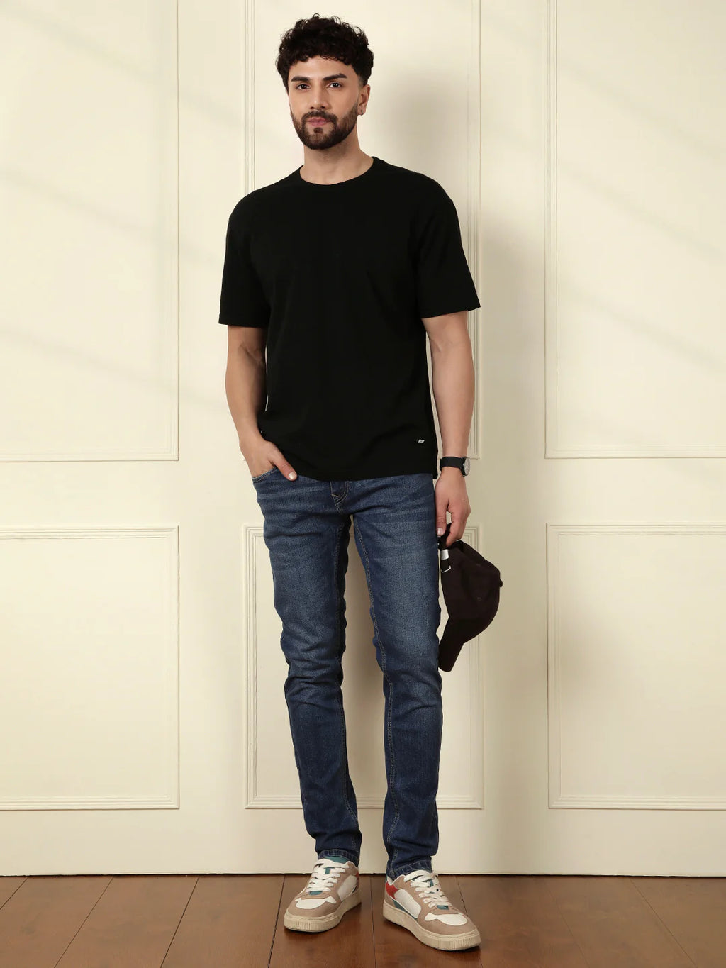 Classic Slim Tapered Jeans | Dark Blue