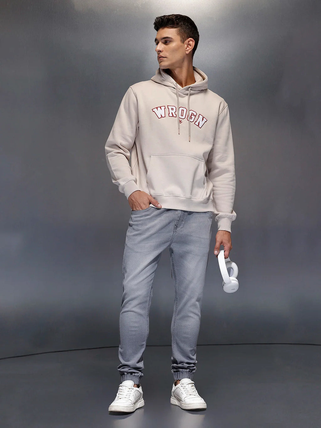 Men's casual jogger fit jeans | Grey