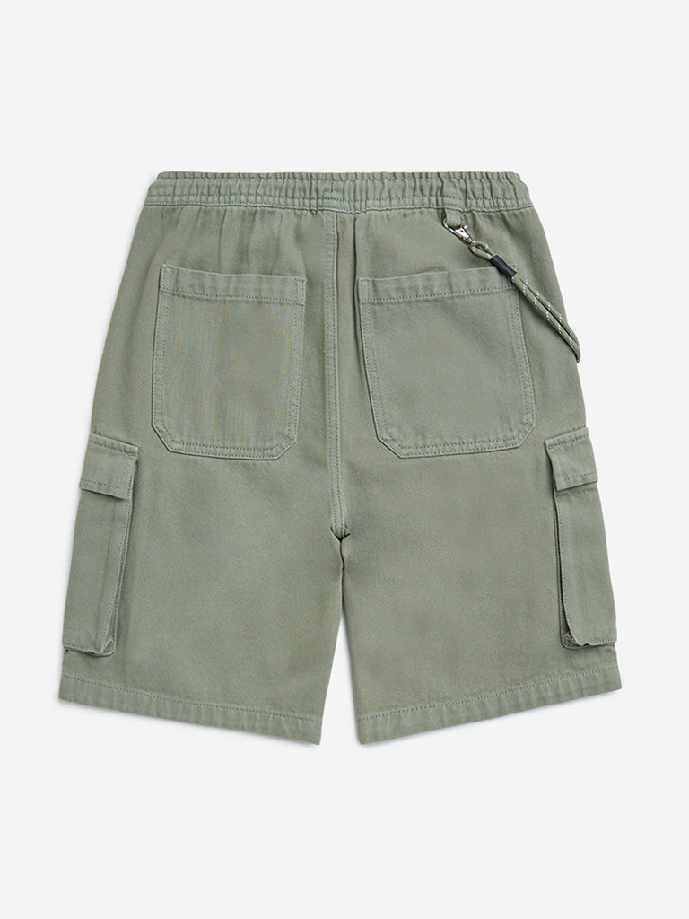 Y&F Kids Sage Mid-Rise Denim Shorts