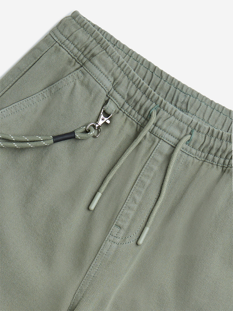 Y&F Kids Sage Mid-Rise Denim Shorts