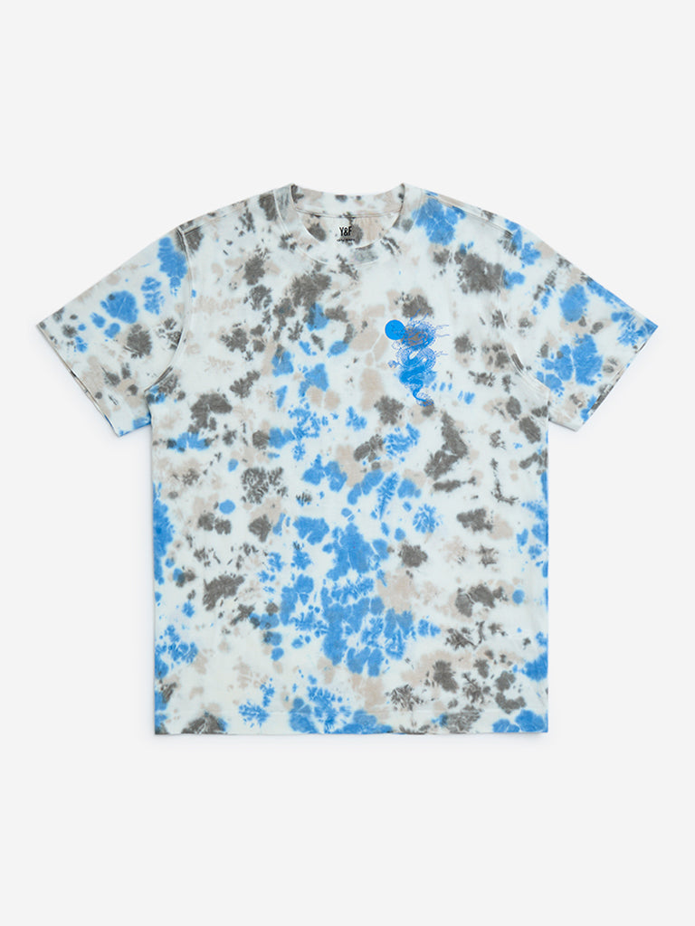 Y&F Kids Multicolour Tie-Dye Patterned Cotton T-Shirt