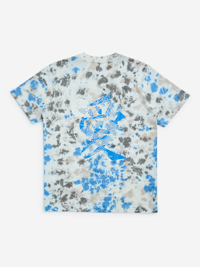 Y&F Kids Multicolour Tie-Dye Patterned Cotton T-Shirt