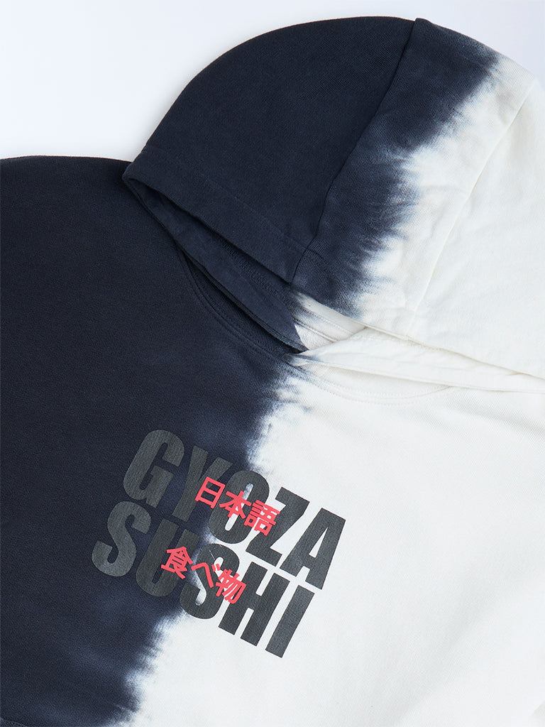 Y&F Kids Multicolour Ombre Cotton Hoodie