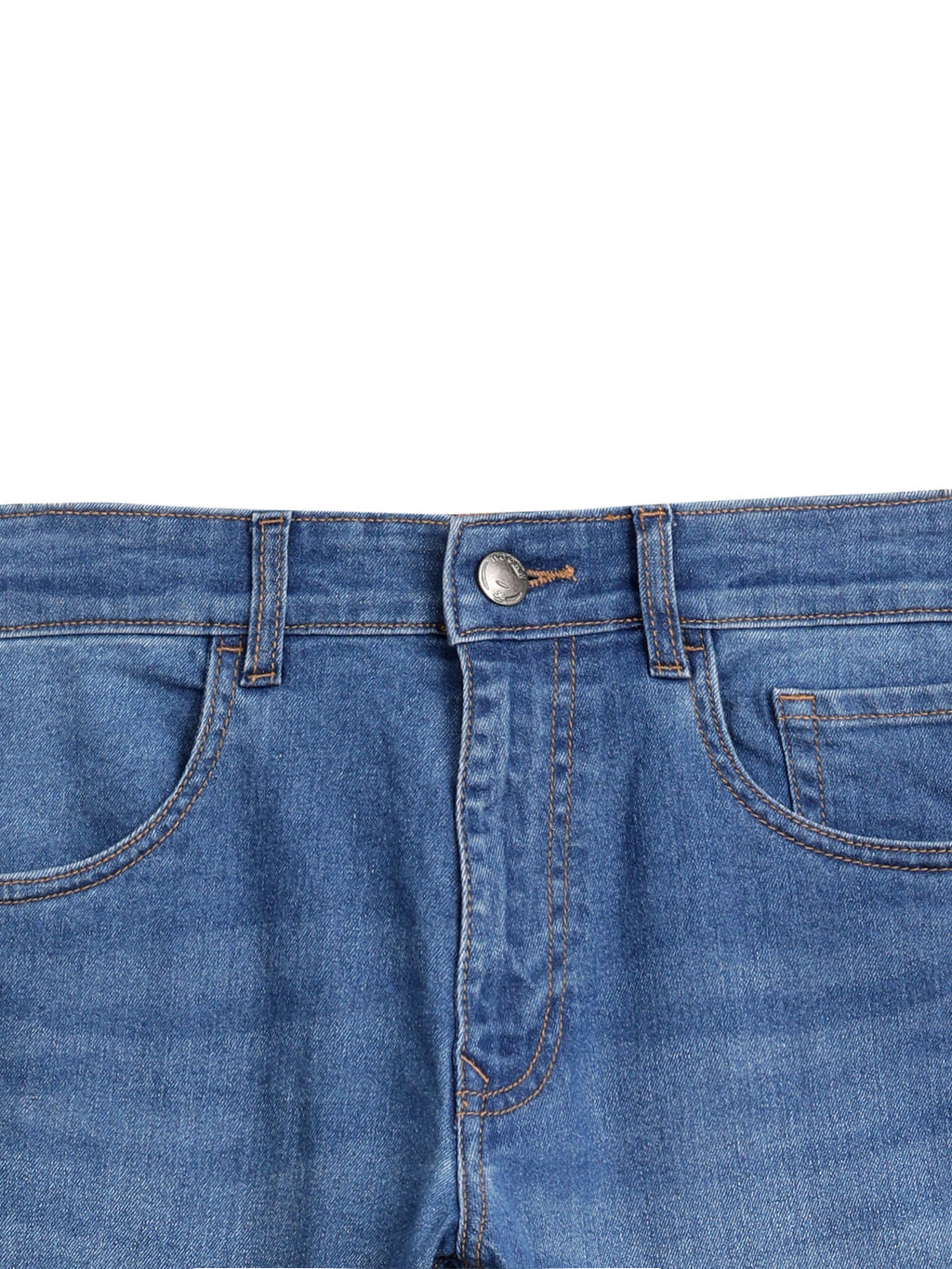 Classic Blue Five Pocket Denim Jeans
