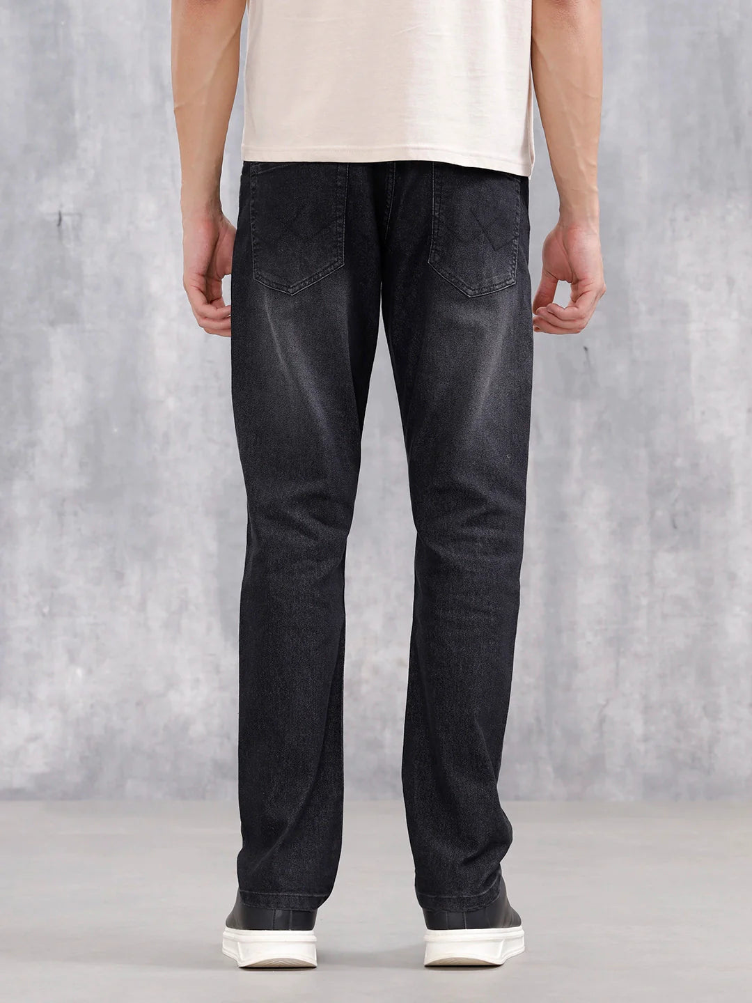 Classic Straight Leg Casual Jeans | Dark Grey