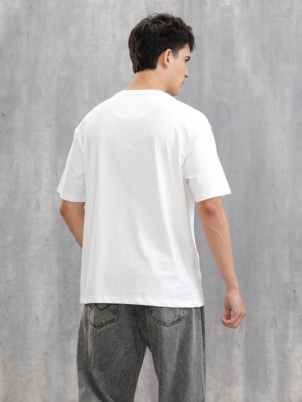 Solid Oversized T-Shirt | White