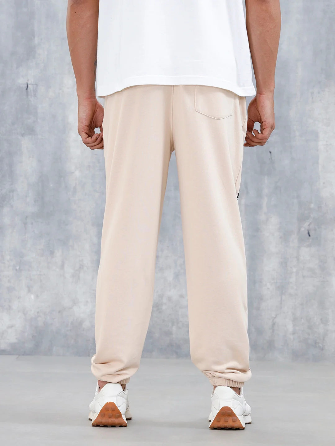 Men's Casual Relaxed Fit Knit Jogger | Beige