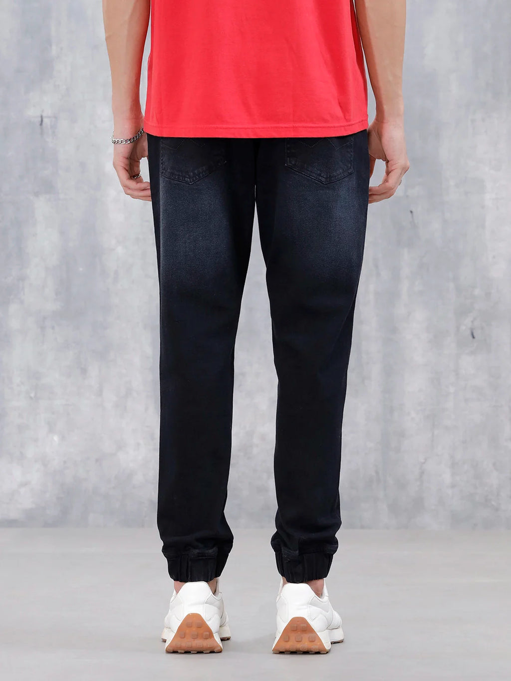 Men's Casual Jogger Fit Jeans  | Dark Grey