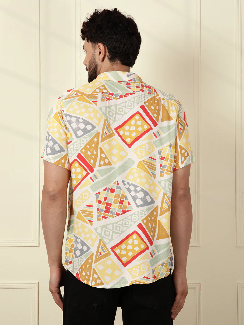 AOP Fluid Light Weight Viscose Shirt  | Multicolor