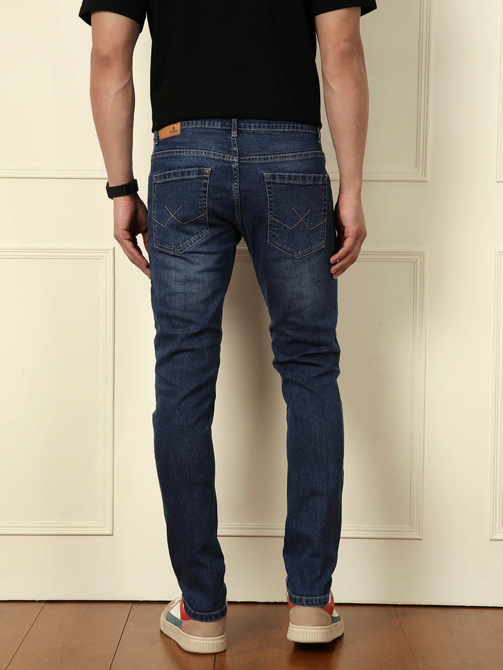 Classic Slim Tapered Jeans | Dark Blue
