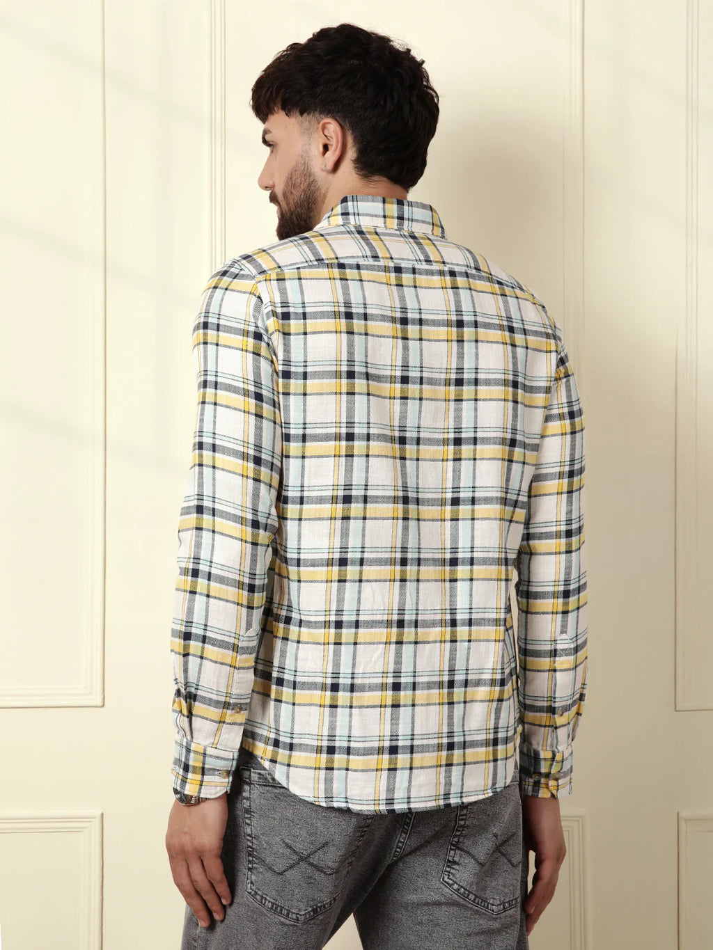 Classic Checked Summer Shirt | White