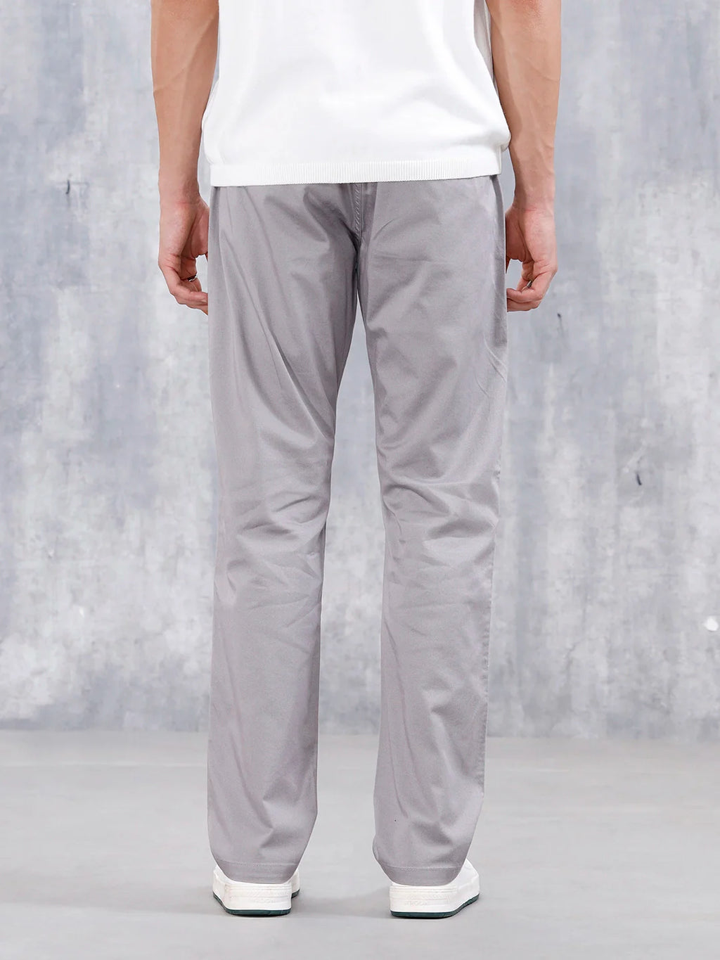 Men's Straight Fit Woven Jogger | Grey