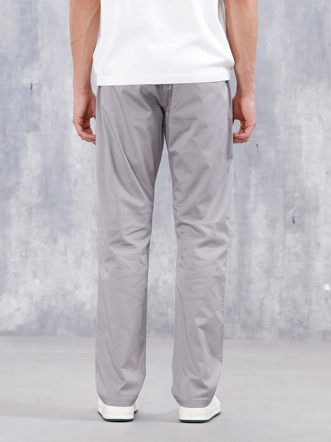 Men's Straight Fit Woven Jogger | Grey