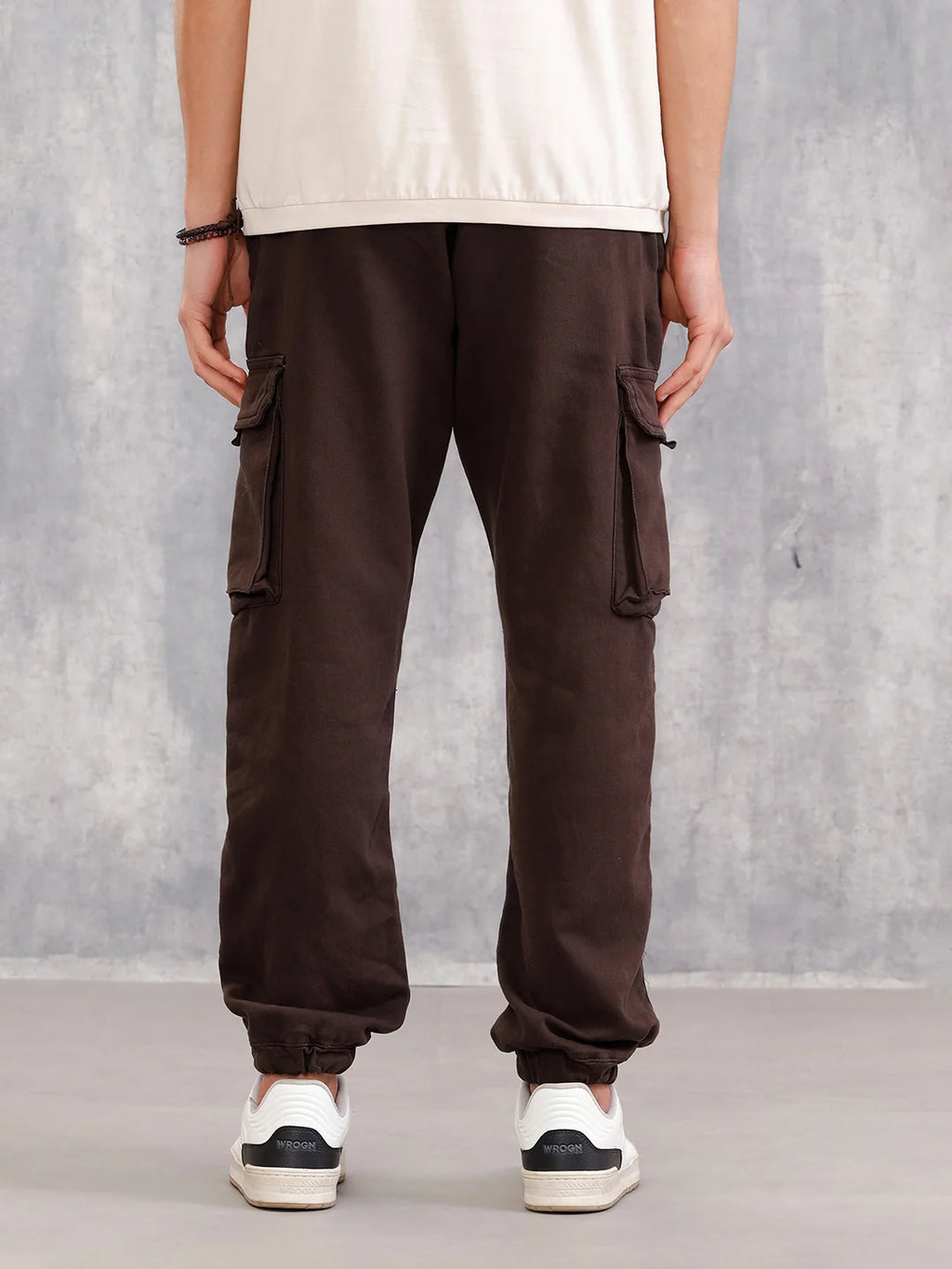 Straight Fit Cargo Jogger I Dk Brown