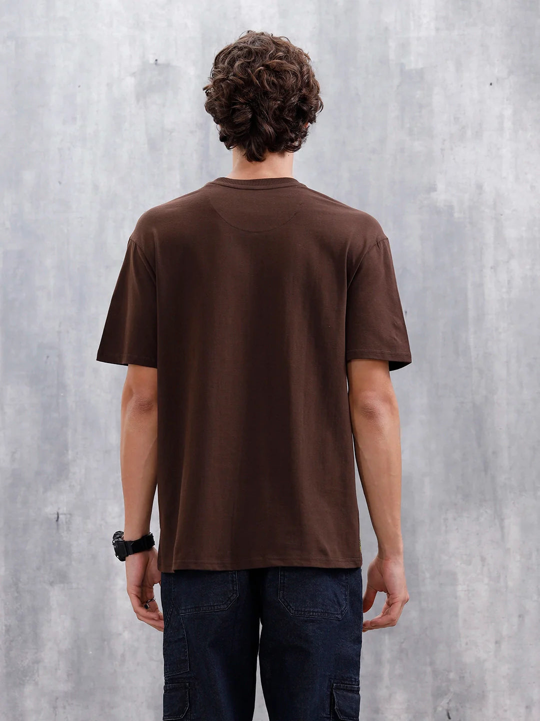 Oversized Graphic T-Shirt | Dark Brown