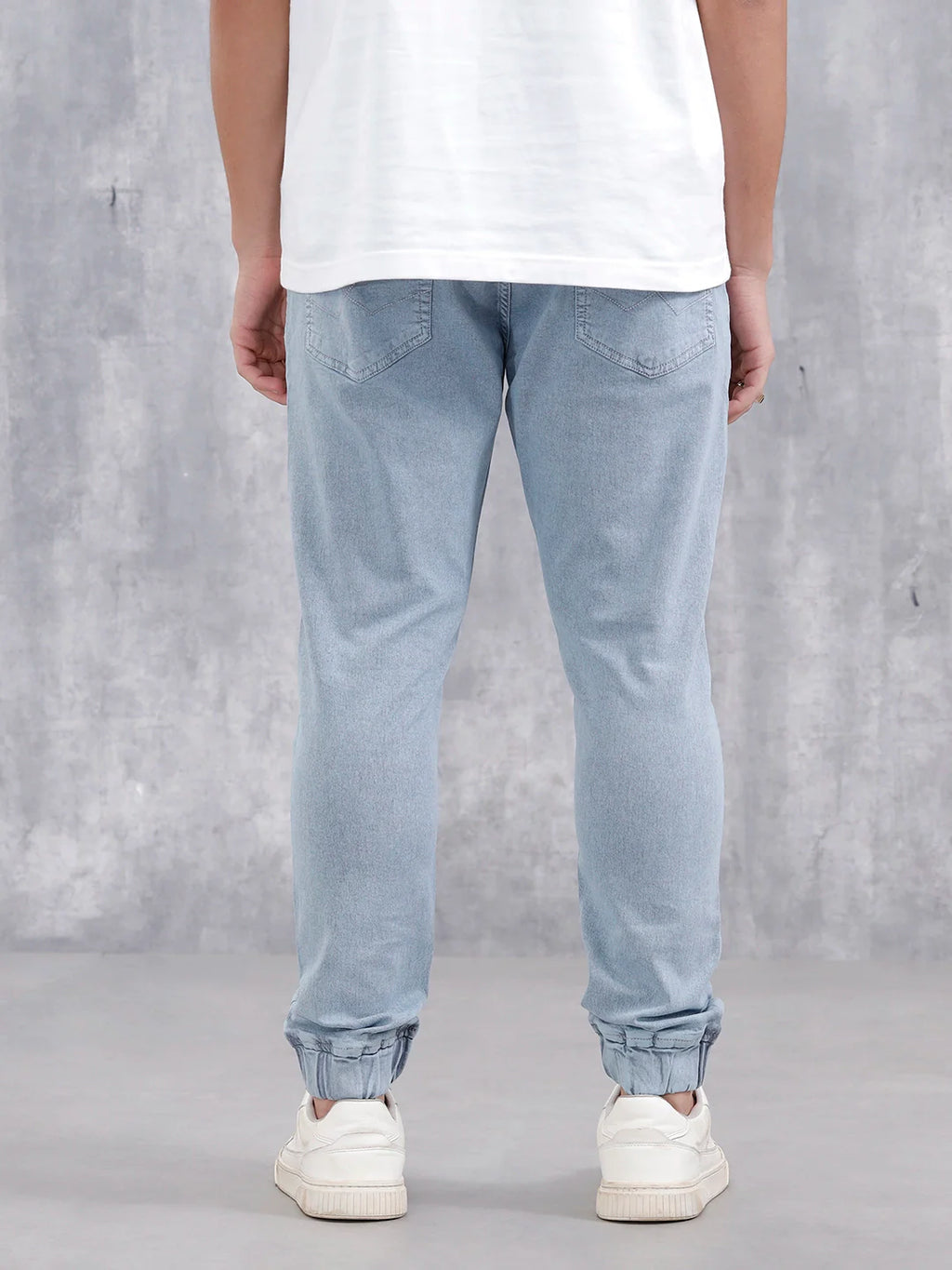 Men'S Casual Jogger Fit Jeans  | Light Blue