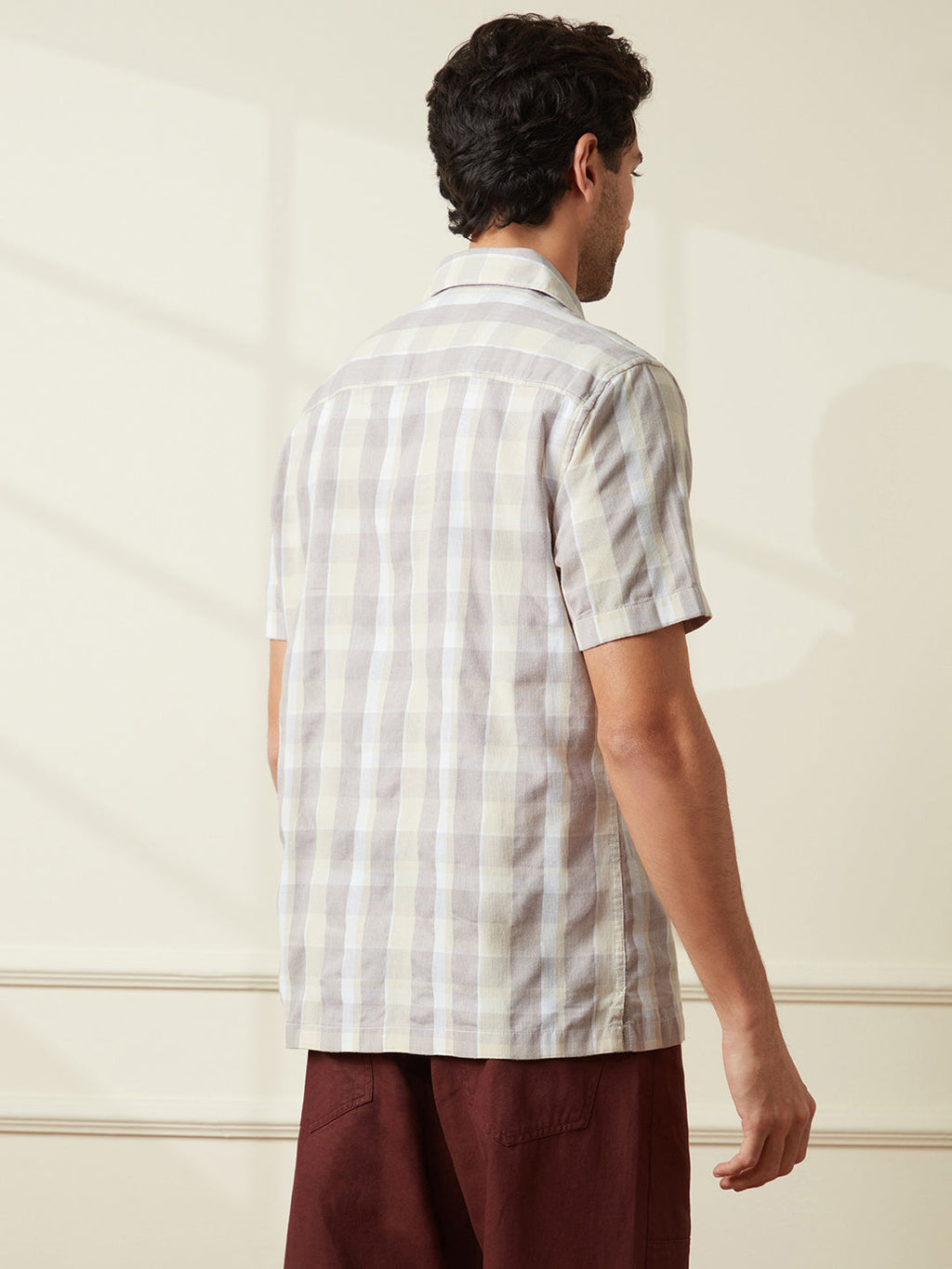 Casual Corduroy Resort Fit Shirt | Pink