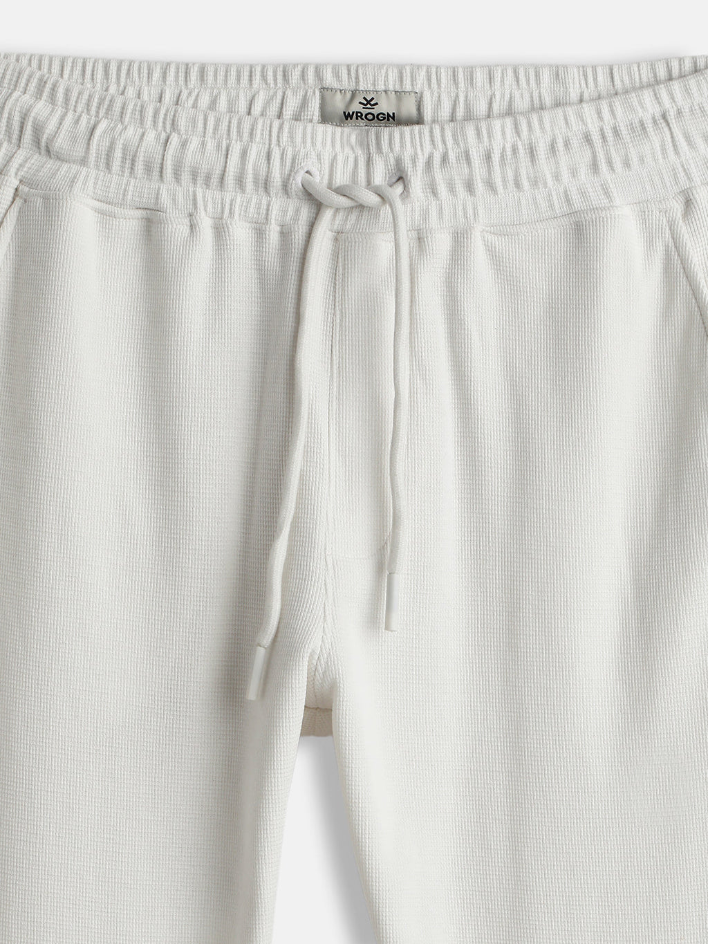 Solid Beige Regular Fit Jogger