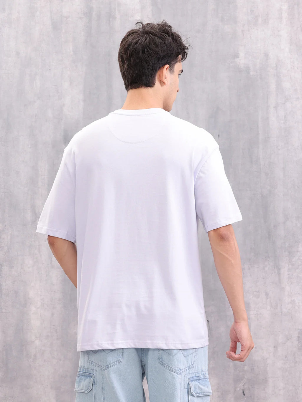 Brand Carrier Graphic Printed Oversized Fit T-shirt | Lavender