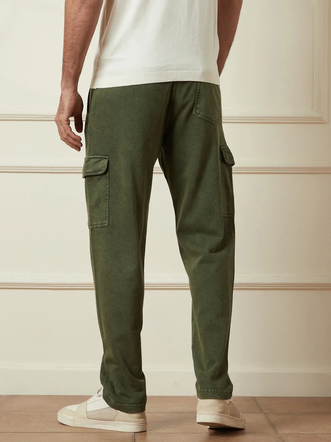 Acid Washed Jogger | Olive