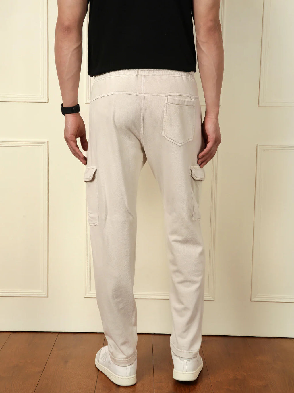 Acid Washed Jogger | Beige