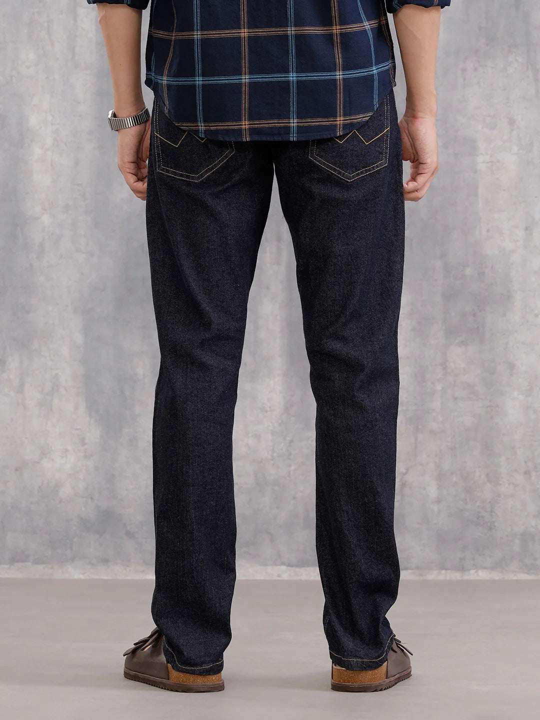 Classic Dk Blue Rinse Wash Jeans | Blue