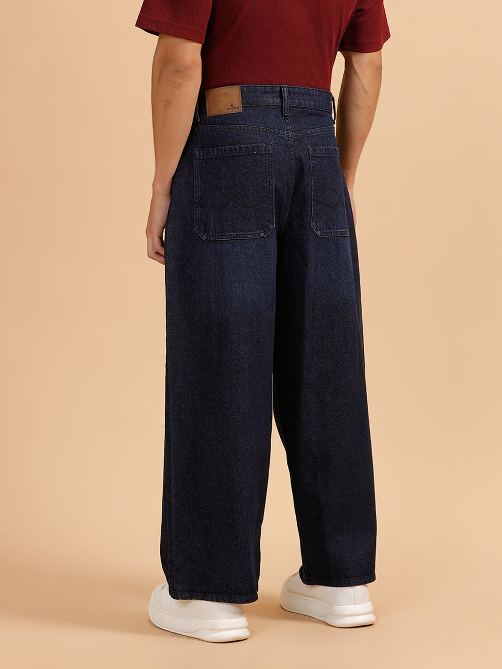 Casual Baggy Fit Jeans | Dark Blue