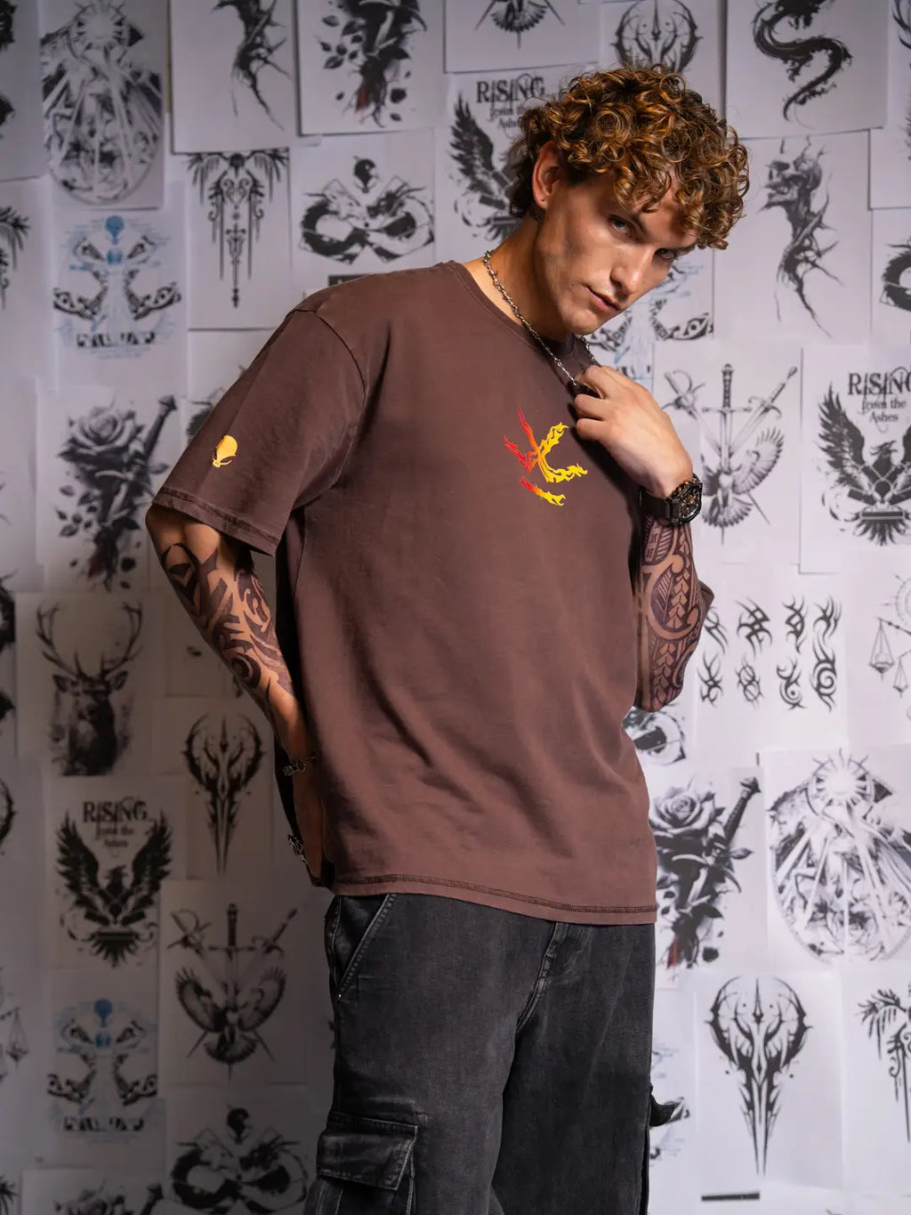Wrogn X Aliens - Flame Kissed Skull | Brown
