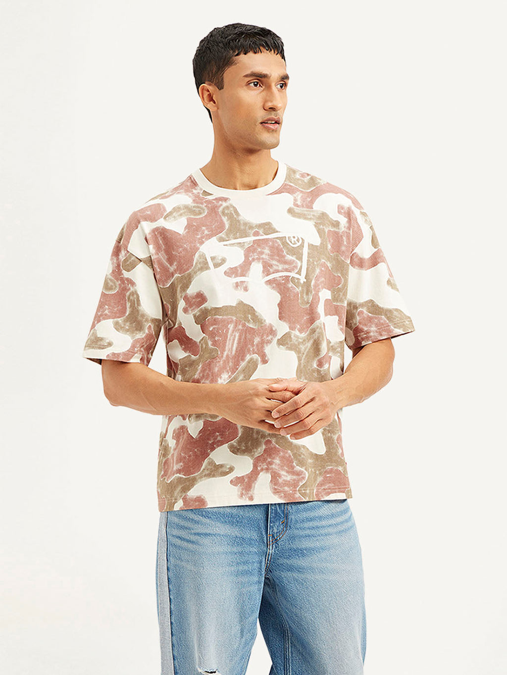 Men's Abstract Loose Fit T-shirt