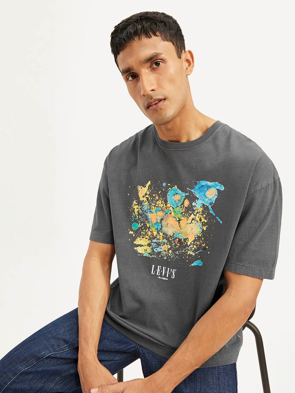 Men's Graphic Print Loose Fit T-shirt