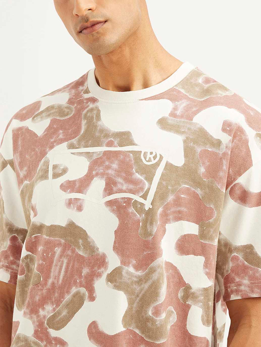 Men's Abstract Loose Fit T-shirt
