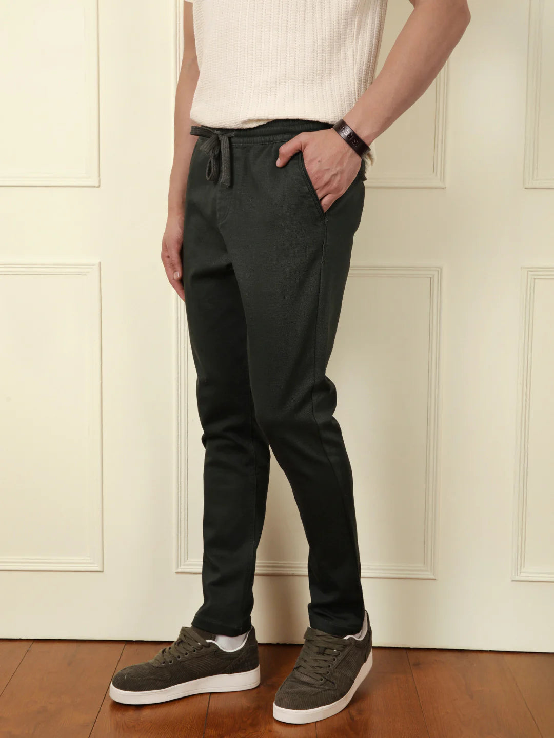 Olive Stride Solid Jogger