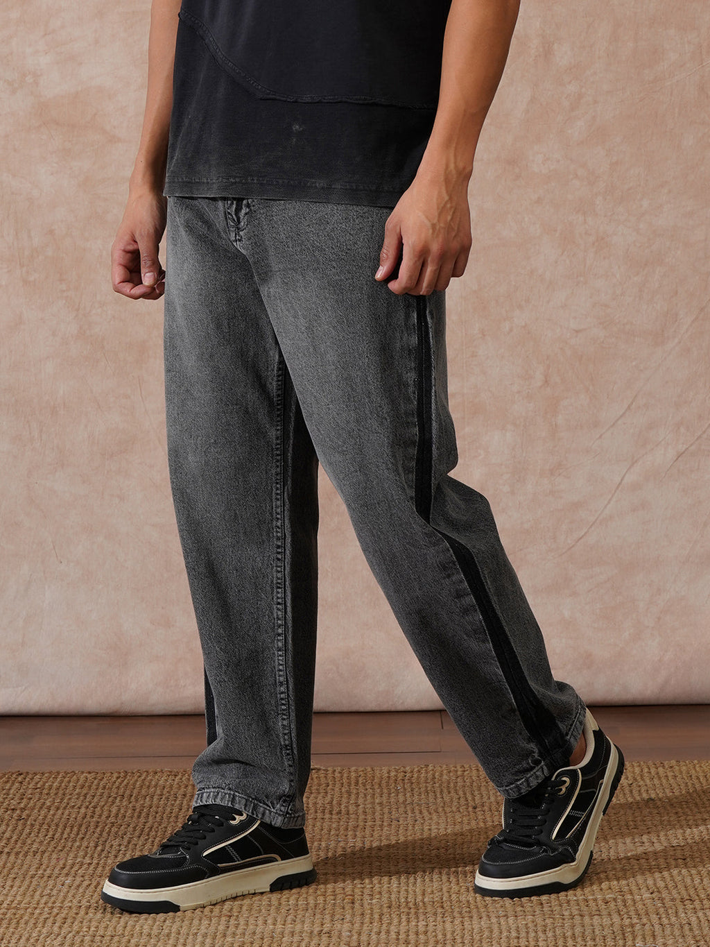 Casual Loose Fit Jeans | Grey