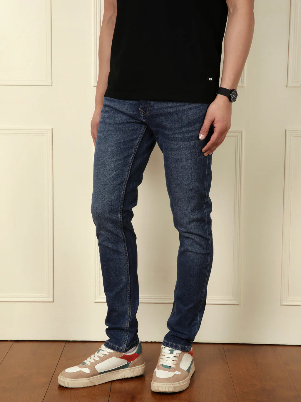 Classic Slim Tapered Jeans | Dark Blue