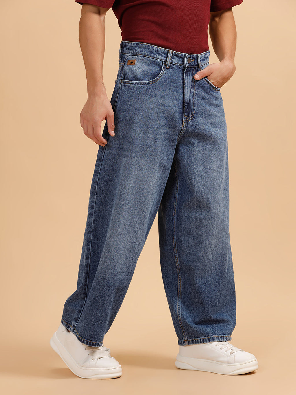 Casual Baggy Fit Jeans | Blue