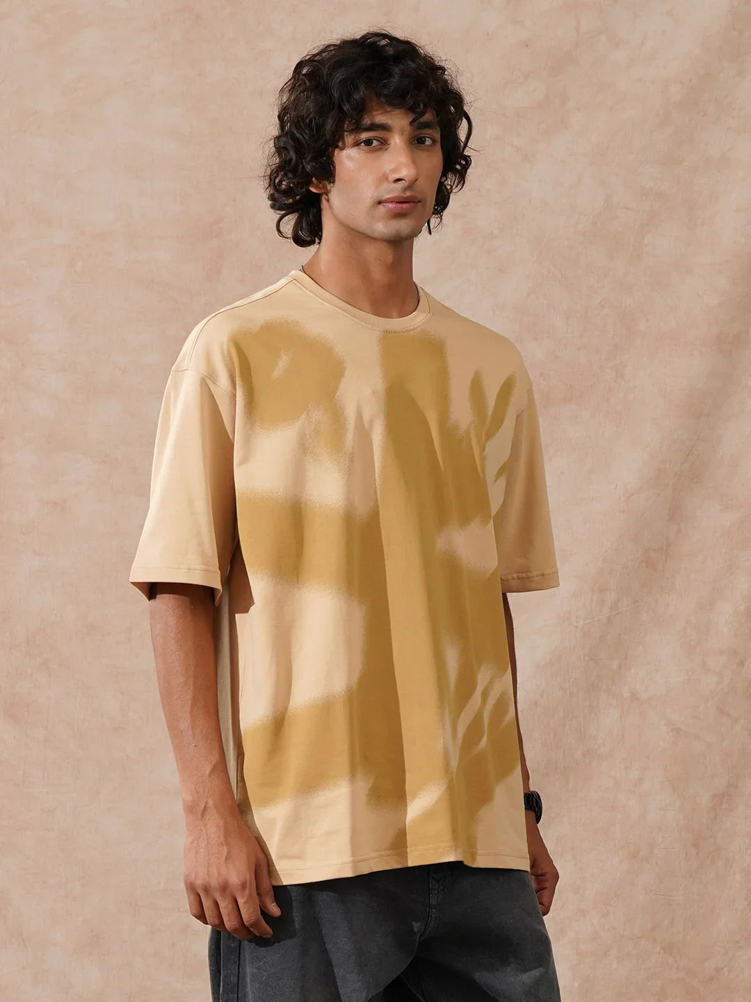 Heavy GSM Oversized T-Shirt | Beige