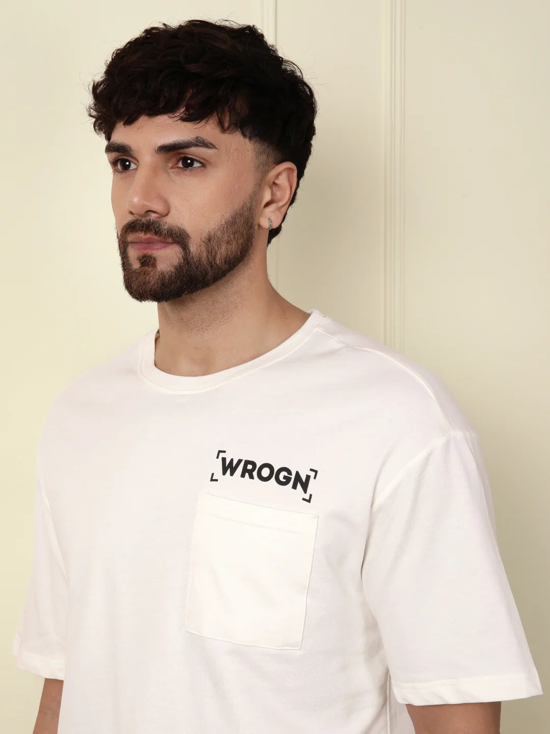 Heavy GSM Back Printed T-Shirt | Off White