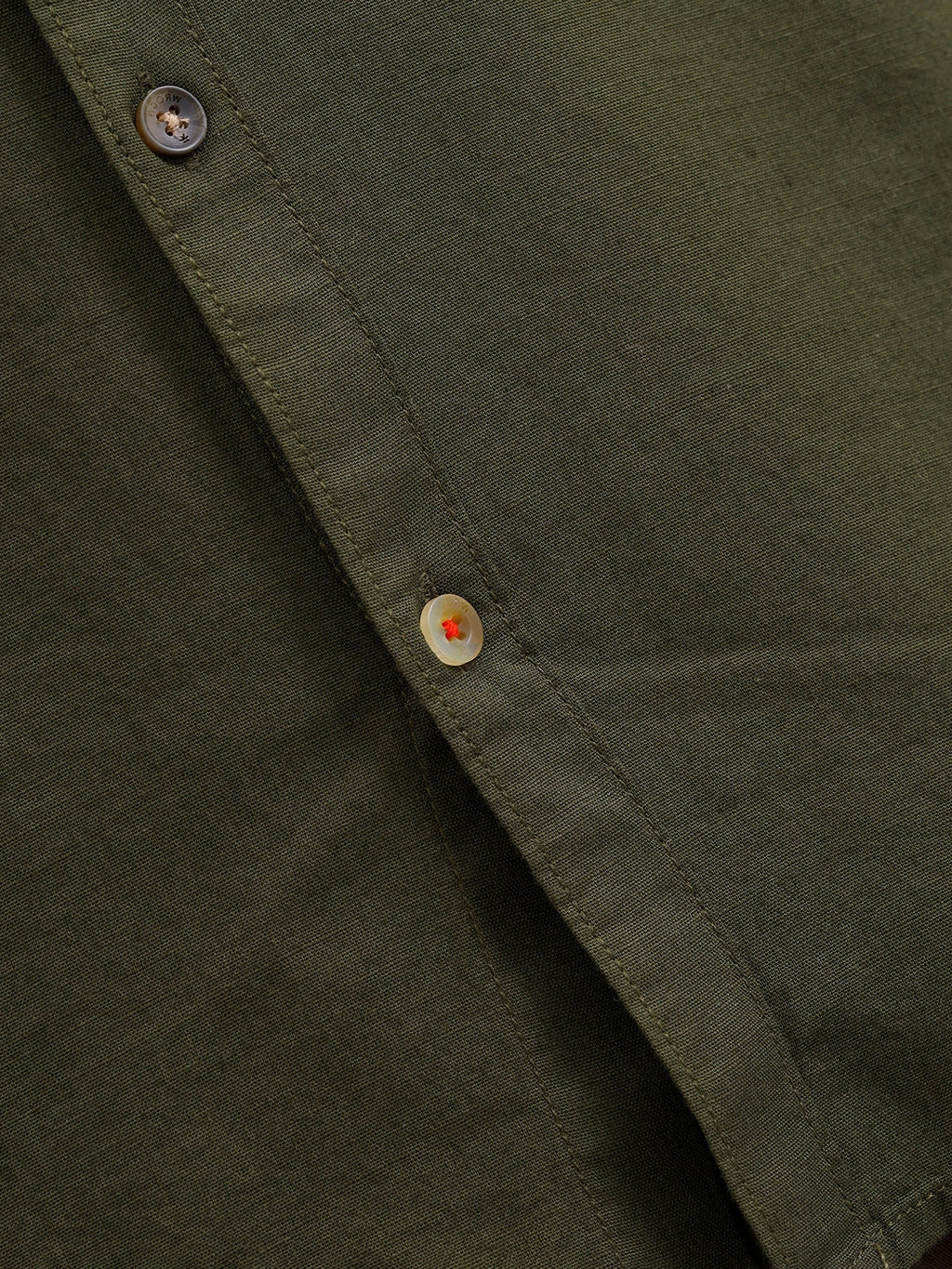 100% Cotton Enzyme Washed Regular Fit Shirt I Olive